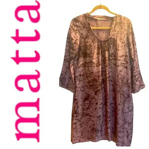 - Matta NY marble dress- silk size M